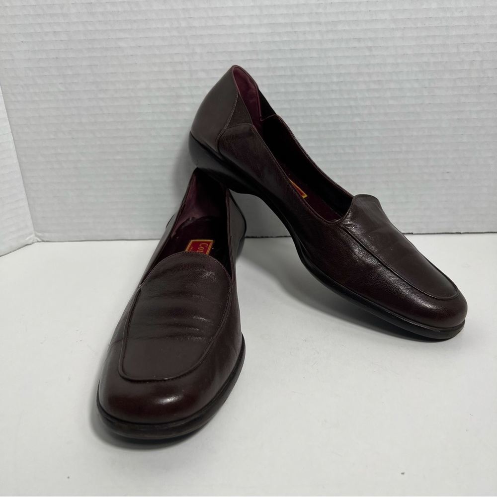 Cole Haan City Brown Leather Loafers Womens 7.5 AAAA Low Heel Comfort Flats